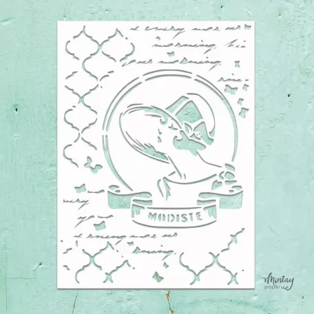 Mintay Papers Stencil 6"x8" - Mixed 2 - Mintay Stencil  (1 db)