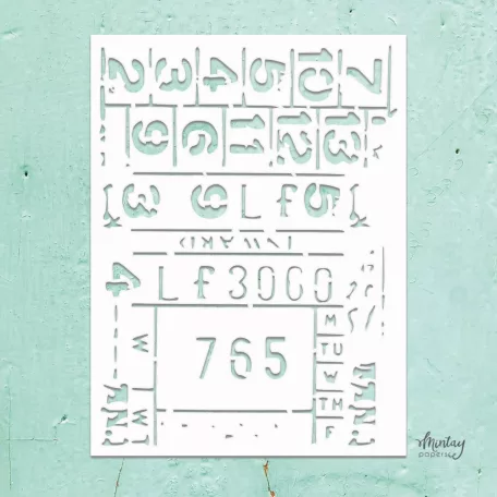 Mintay Papers Stencil 6"x8" - Mixed 3 - Mintay Stencil  (1 db)