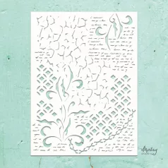   Mintay Papers Stencil 6"x8" - Mixed 5 - Mintay Stencil  (1 db)