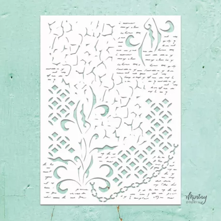 Mintay Papers Stencil 6"x8" - Mixed 5 - Mintay Stencil  (1 db)
