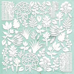   Mintay Papers Chippies Decor Chipboard Flora Filigree 1 12" (30 cm) 1 ív