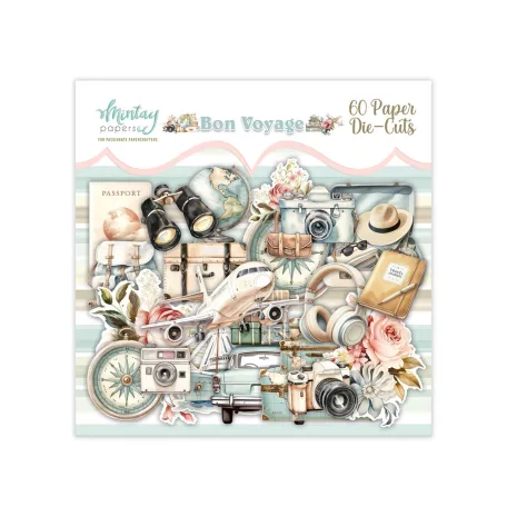 Mintay Papers Bon Voyage Kivágat Paper Die-Cuts  1 csomag