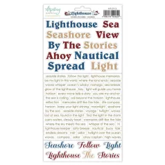   Mintay Papers Lighthouse Matrica Paper Stickers Words  1 csomag