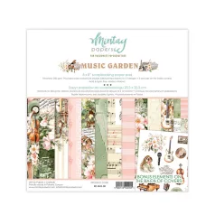   Mintay Papers Music Garden Scrapbook papírkészlet  Paper Pad 8" (20 cm) 24 lap