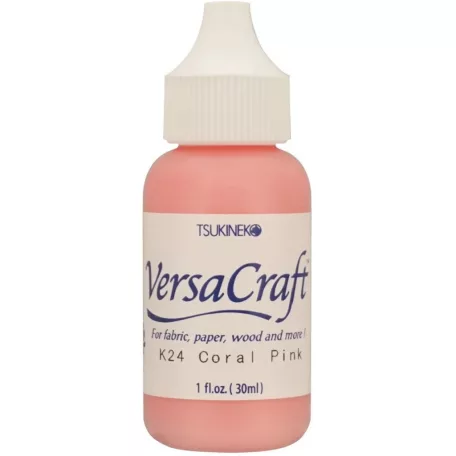 Tsukineko VersaCraft Tintapárna utántöltő Coral Pink - Reinker (1 db)