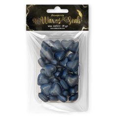   Stamperia Viaszgyöngy Heart shape - Deep blue Wax Refill (20 gr)