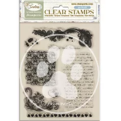   Stamperia Timeless Szilikonbélyegző A5 Backgrounds Clear Stamps (1 csomag)