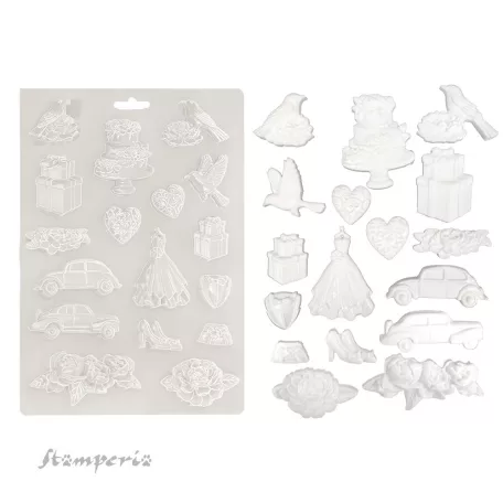 Stamperia Timeless Öntőforma A4 Soft Mould (1 db)