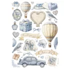 Stamperia Timeless Rízspapír készlet A4  Rice Paper Selection (6 ív)