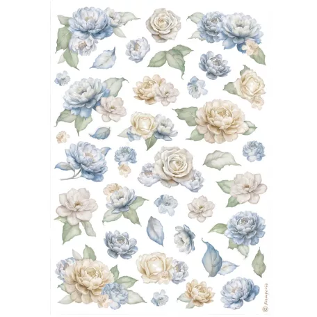 Stamperia Timeless Rízspapír készlet A4  Rice Paper Selection (6 ív)