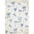Stamperia Timeless Rizspapír A4 Blue flowers pattern Rice Paper (1 ív)