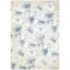 Stamperia Timeless Rizspapír A4 Blue flowers pattern Rice Paper (1 ív)