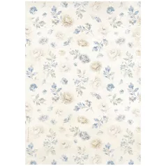   Stamperia Timeless Rízspapír A4 Small flowers pattern Rice Paper (1 ív)