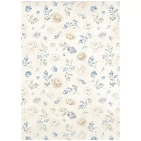 Stamperia Timeless Rízspapír A4 Small flowers pattern Rice Paper (1 ív)