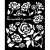 Stamperia Timeless Vastag stencil 20x25cm Roses Thick Stencil  (1 db)