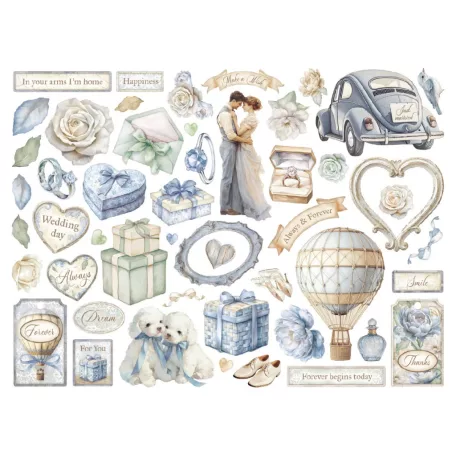Stamperia Timeless Kivágatok Die Cuts Assorted (1 csomag)