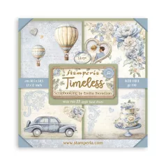   Stamperia Timeless Papírkészlet 12" (30 cm) Single Face Maxi Paper Pack (22 ív)