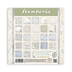   Stamperia Timeless Papírkészlet 12" (30 cm) Single Face Maxi Paper Pack (22 ív)