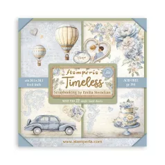  Stamperia Timeless Papírkészlet 8" (20 cm) Single Face Maxi Paper Pack (22 ív)