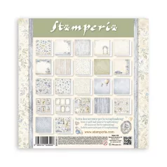   Stamperia Timeless Papírkészlet 8" (20 cm) Single Face Maxi Paper Pack (22 ív)