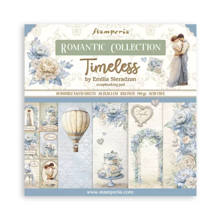 Stamperia Timeless Papírkészlet 8" (20 cm)  Paper Pack (10 ív)