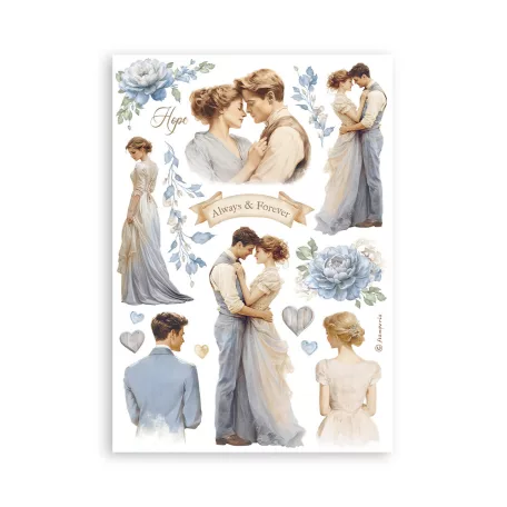 Stamperia Timeless Washi matrica Washi Pad (8 ív)