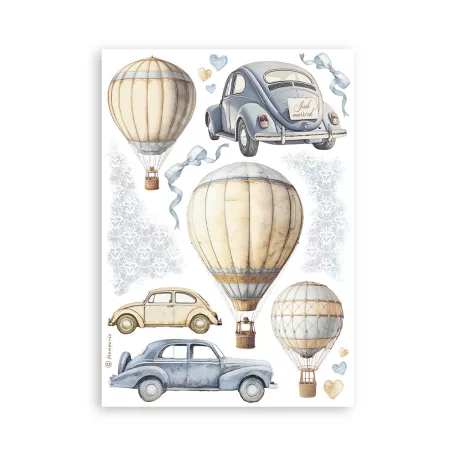 Stamperia Timeless Washi matrica Washi Pad (8 ív)