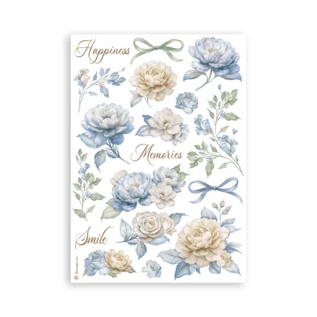 Stamperia Timeless Washi matrica Washi Pad (8 ív)