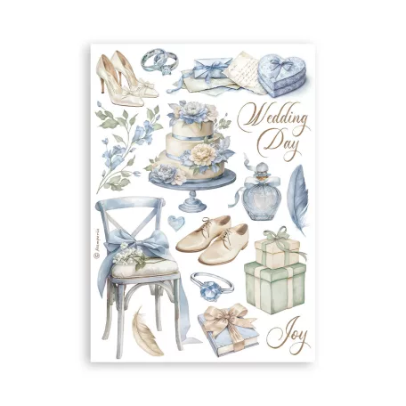 Stamperia Timeless Washi matrica Washi Pad (8 ív)