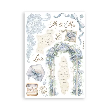 Stamperia Timeless Washi matrica Washi Pad (8 ív)