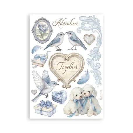 Stamperia Timeless Washi matrica Washi Pad (8 ív)