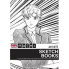 Docrafts Vázlatfüzet / Sketchbooks Manga A5 (3 db)