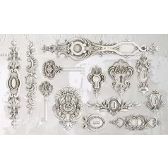 IOD Lock & Key Öntőforma 6″X10″ Decor Mould (1 db)