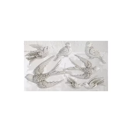 IOD Birdsong Öntőforma 6″X10″ Decor Mould (1 db)