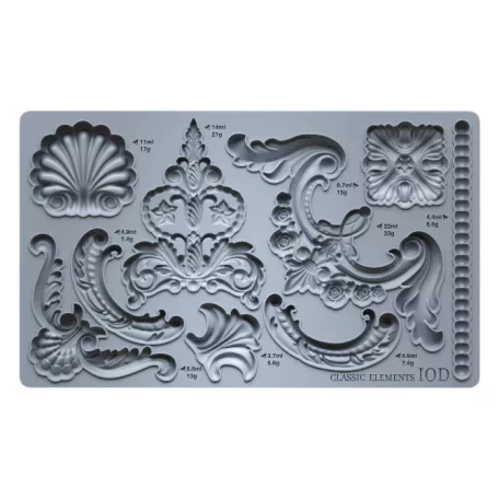 IOD Classic Elements Öntőforma 6″X10″ Decor Mould (1 db)