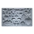 IOD Fleur De Lis Öntőforma 6″X10″ Decor Mould (1 db)