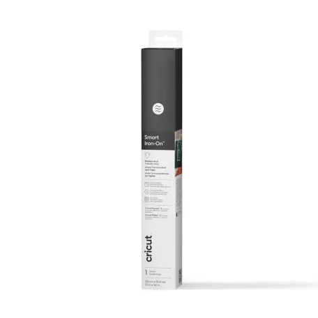 Cricut Vasalható fólia 33 cm x 0,9 m Fekete Smart Iron-On (1 ív)