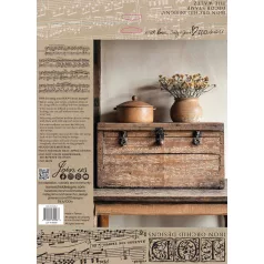   IOD The Waltz Dekor bélyegző 12"X12" (30x30 cm) IOD Decor Stamp (1 ív)