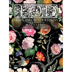   IOD Menagerie – New Summer 2025 Transzfer fólia 12"X16" (30x40 cm) IOD Decor Transfer (8 ív)