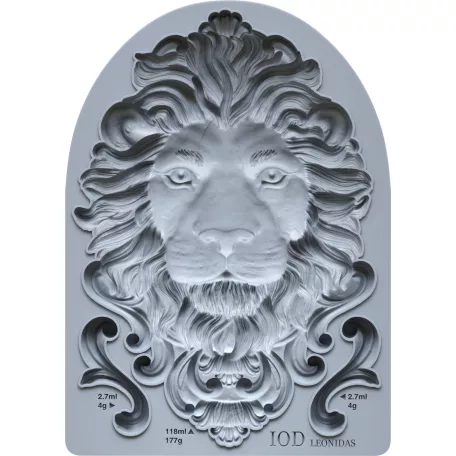 IOD Leonidas Öntőforma 5″X7" Decor Mould – New Summer 2025 (1 db)