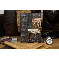   Sizzix Typewriter Large 3D Domborító mappaA5 3D Texture Fades by Tim Holtz (1 db)