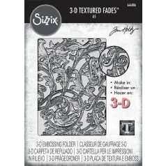   Sizzix Entangled Large 3D Domborító mappaA5 3D Texture Fades by Tim Holtz (1 db)