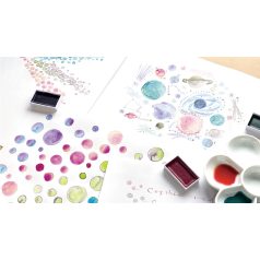   Kuretake Gansai Tambi Set Granulating Colors II Akvarell festék készlet (5 szín)