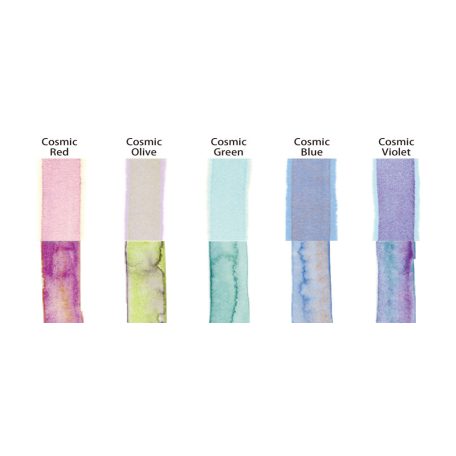 Kuretake Gansai Tambi Set Granulating Colors II Akvarell festék készlet (5 szín)