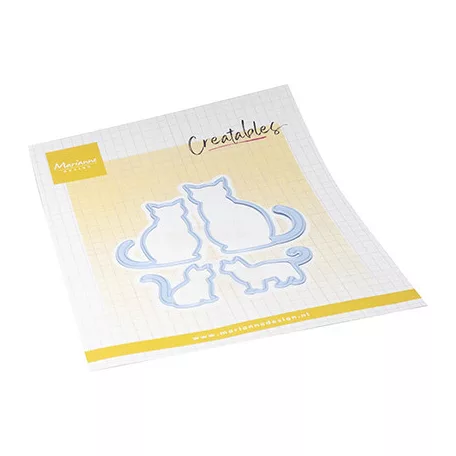 Marianne Design Vágósablon - Cats & Kittens - Creatable (1 csomag)