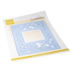   Marianne Design Vágósablon - Rectangle Flowers - Creatable (1 csomag)