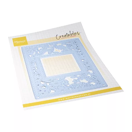 Marianne Design Vágósablon - Rectangle Flowers - Creatable (1 csomag)