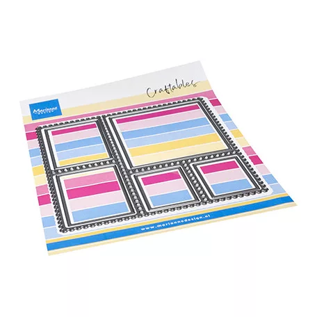 Marianne Design Vágósablon - Layout - Stamp Square - Craftable (1 csomag)