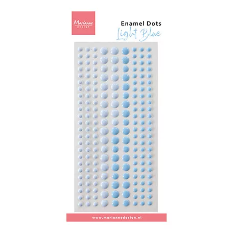 Marianne Design Öntapadós diszítőelem - Duotone Light Blue - Enamel dots (1 ív)