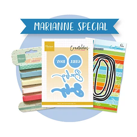 Marianne Design Vágósablon - Product Assorti Set, Marianne 65 special - Product Assorti (1 csomag)